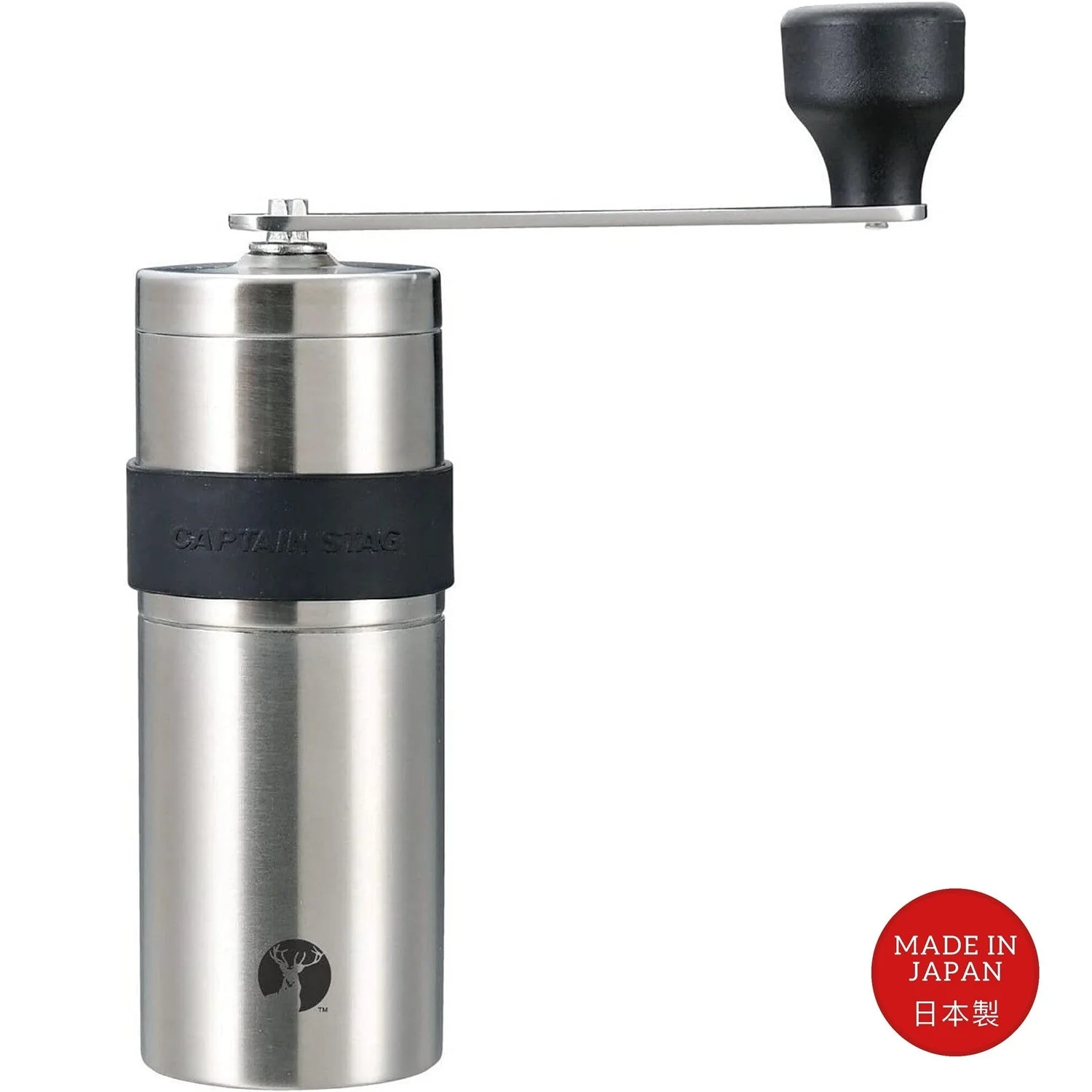 Captain Stag Stainless Steel Handy Coffee Grinder - Made in Japan - Image 5