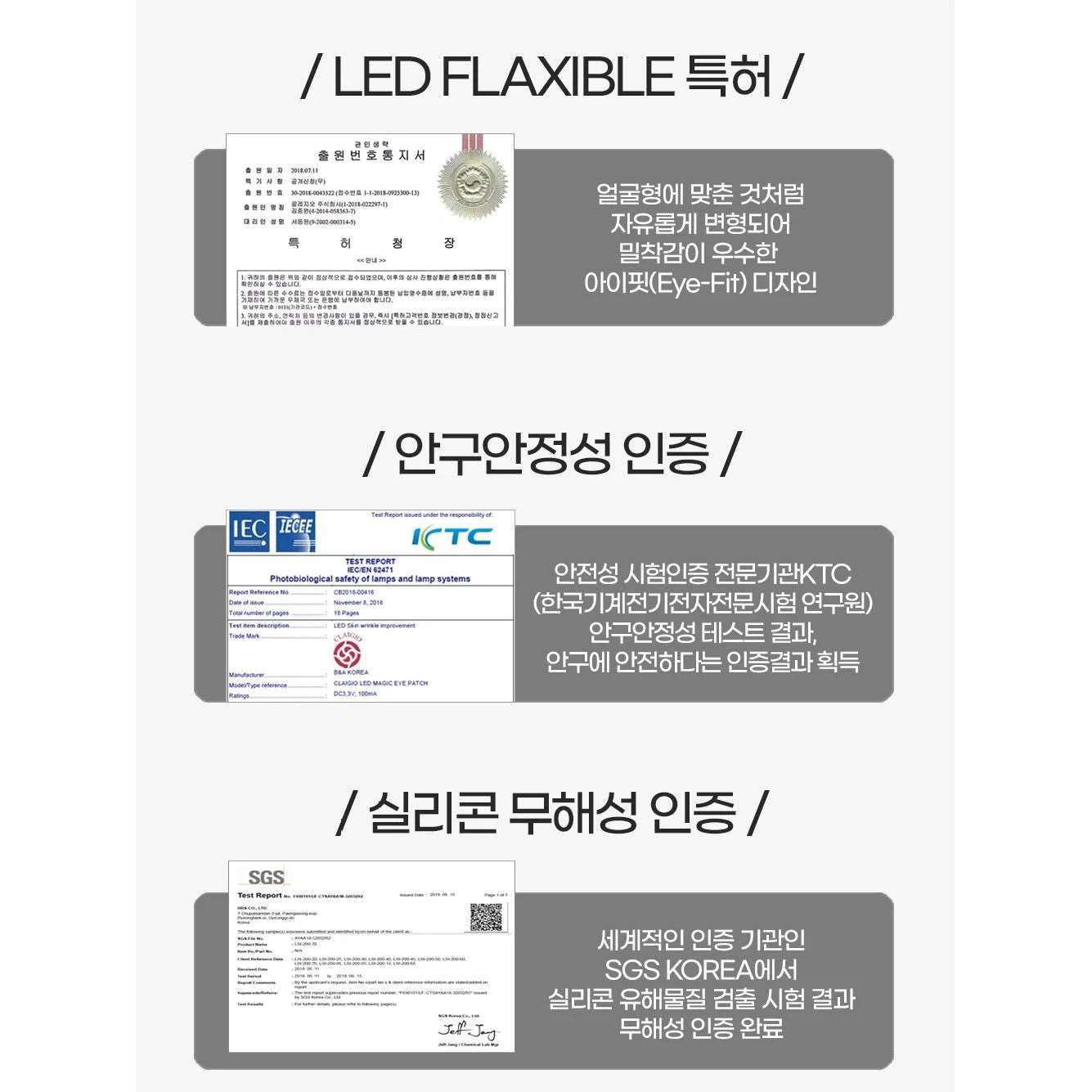 Claigio new 2nd Generation LED Magic Eye Patch (Made in Korea) - Image 21