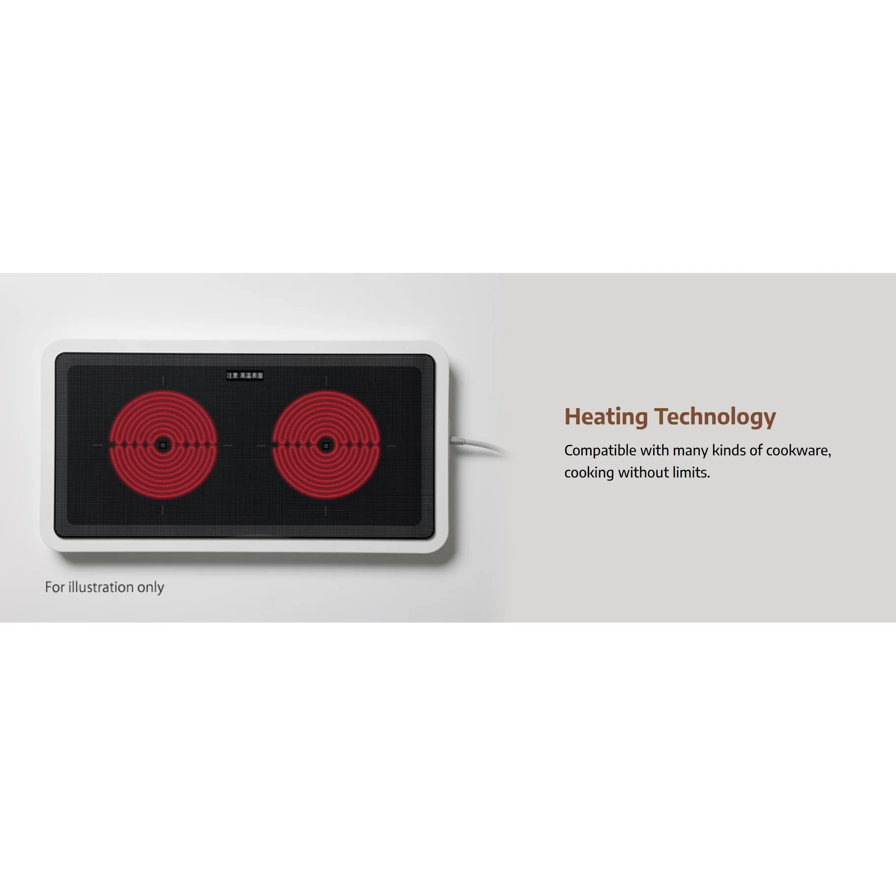 Panasonic Hot Plate NF-M1 with 3 Pin UK Plug - Image 13