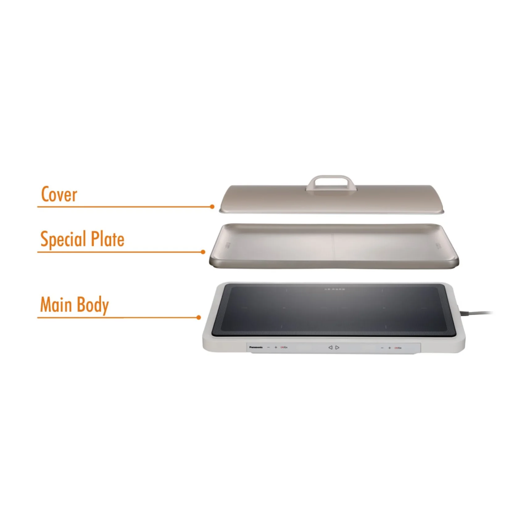 Panasonic Hot Plate NF-M1 with 3 Pin UK Plug - Image 17