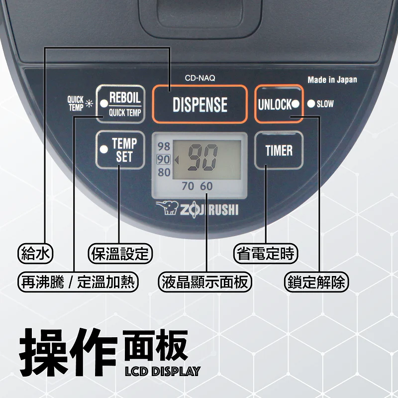 Zojirushi Hot Water Dispenser CD-NAQ40/50 (Made in Japan) - Image 14