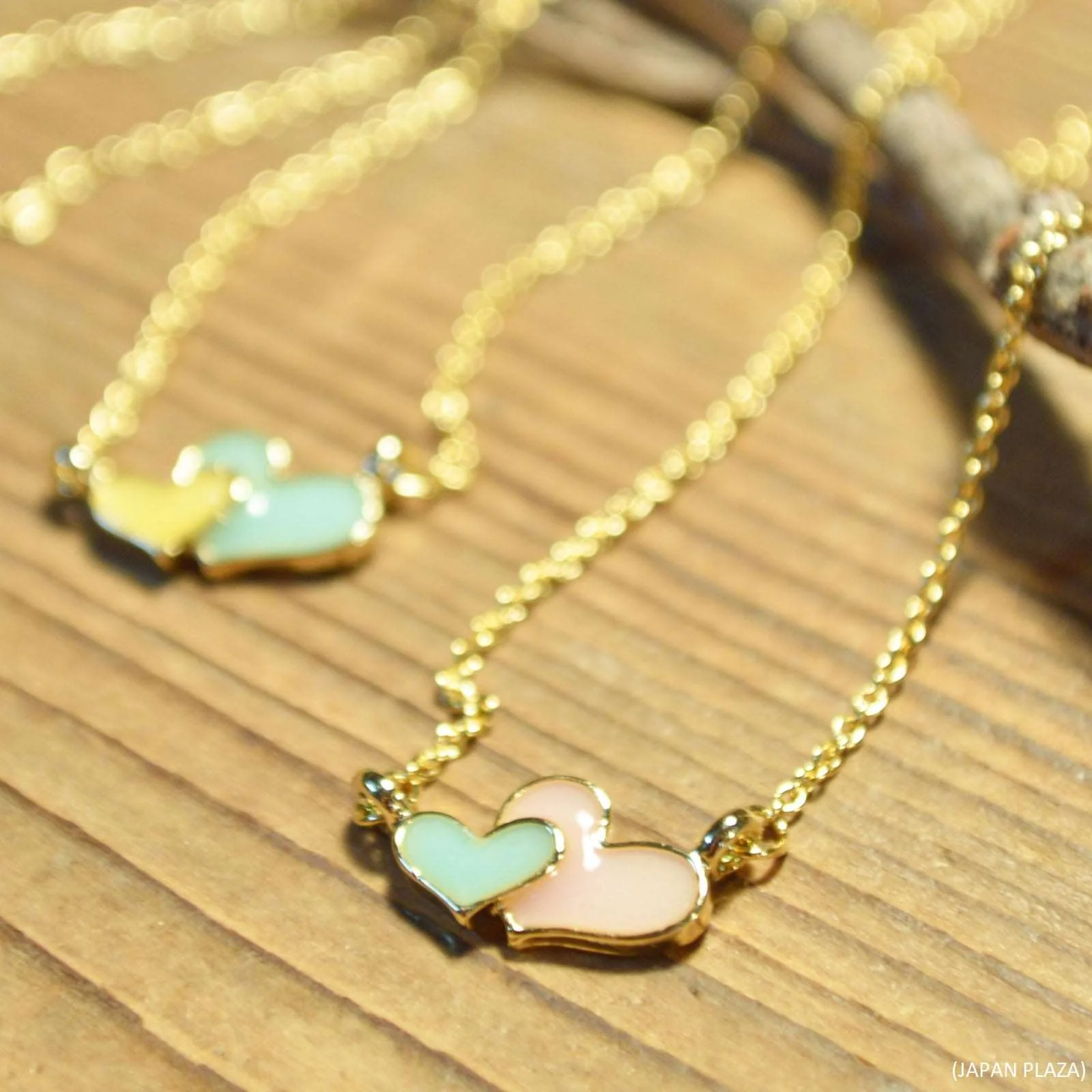 Enamel Heart Gold Plating Necklace (Made in Korea) - Image 4