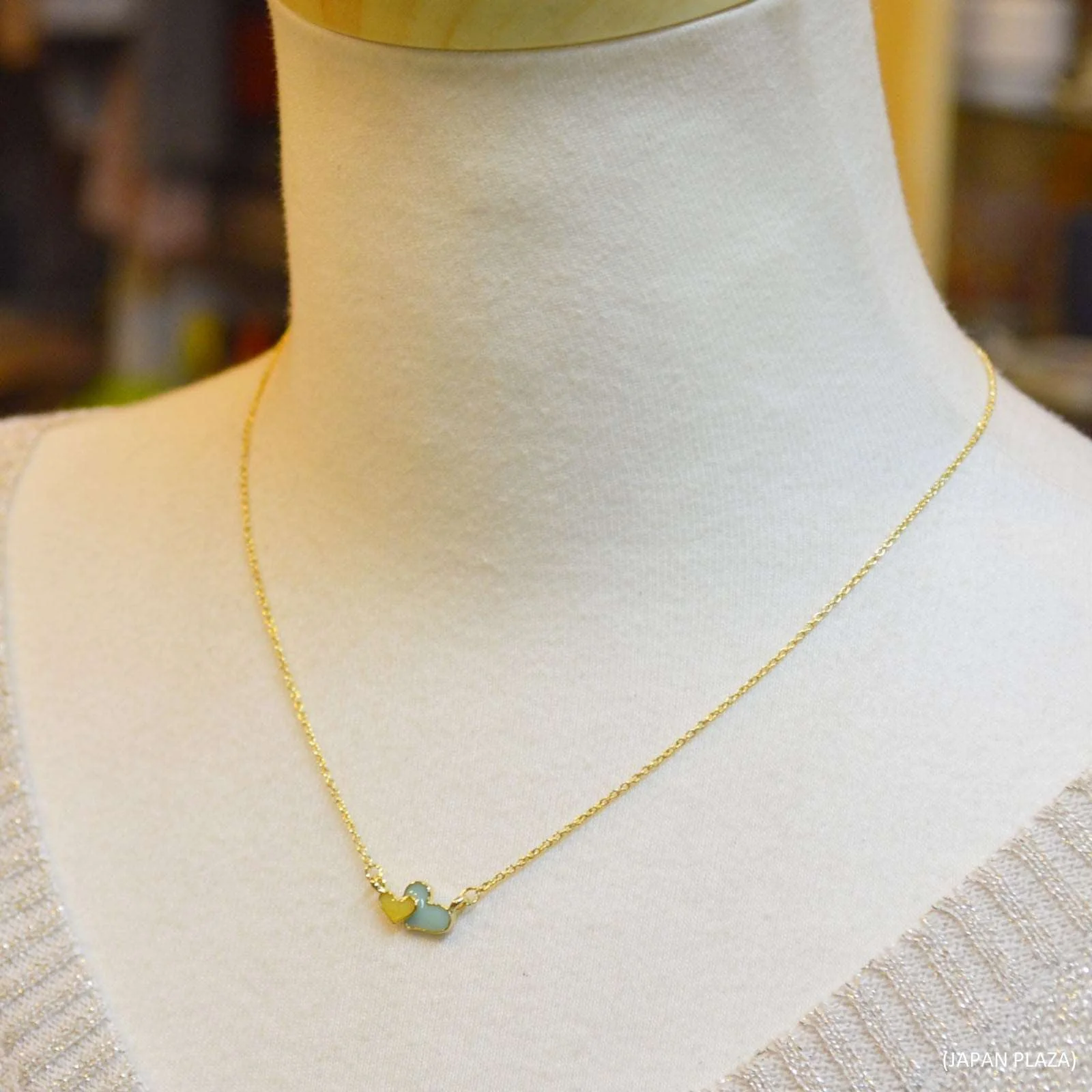 Enamel Heart Gold Plating Necklace (Made in Korea) - Image 7
