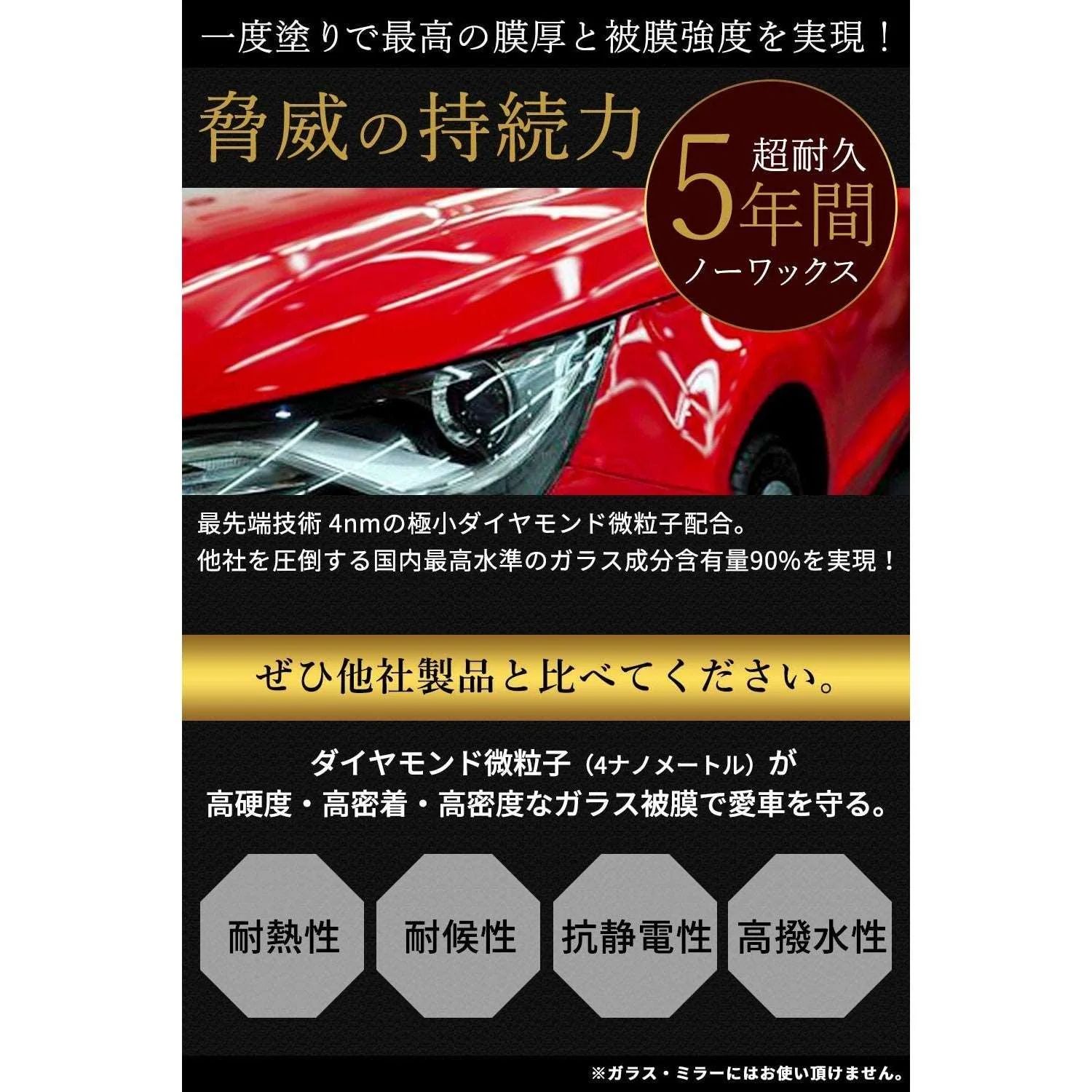 Galacoat Glass Coating Agent - Perfect set (Made in Japan) - Image 3