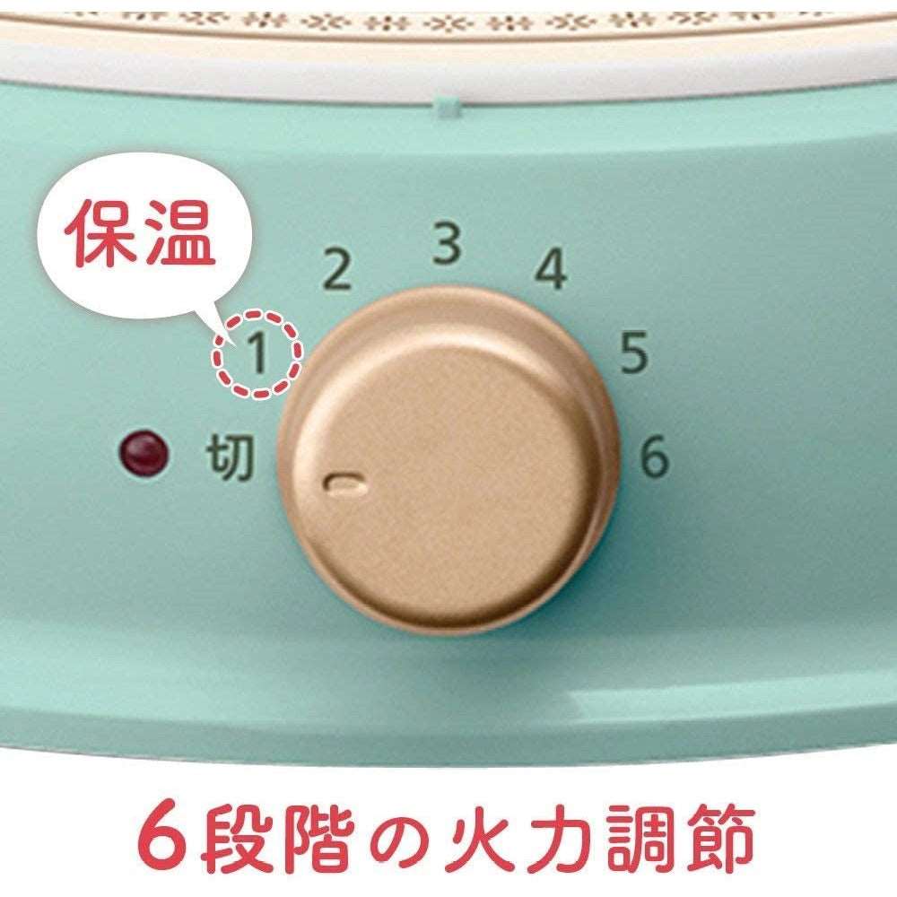 IRIS OHYAMA - Ricopa IH Cooker Tiffany Blue/Ash Pink/Ivory - Image 3