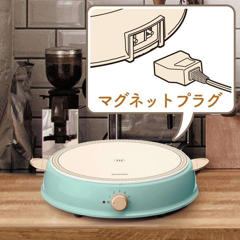 IRIS OHYAMA - Ricopa IH Cooker Tiffany Blue/Ash Pink/Ivory - Image 5