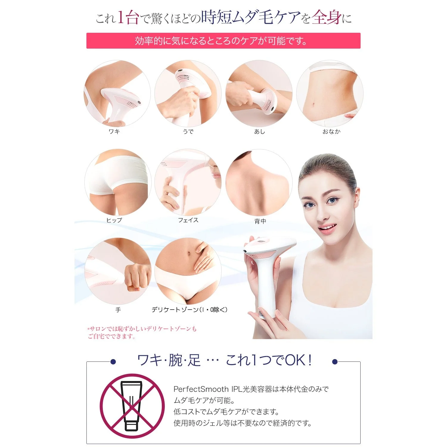 CosBeauty IPL Permanent Hair Removal Device (300K Flashes) - Image 13