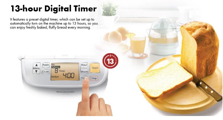 Panasonic Bread Maker SD-P104 (13 Recipes) - Image 6