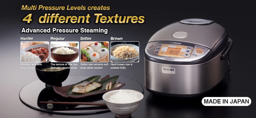 Zojirushi Rice Cooker NP-HRQ10/18 <IH Pressure> (Made in Japan) - Image 6