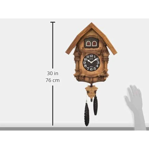 Japanese Clock 16x32.3x54.5cm (Made in Japan) - Image 3