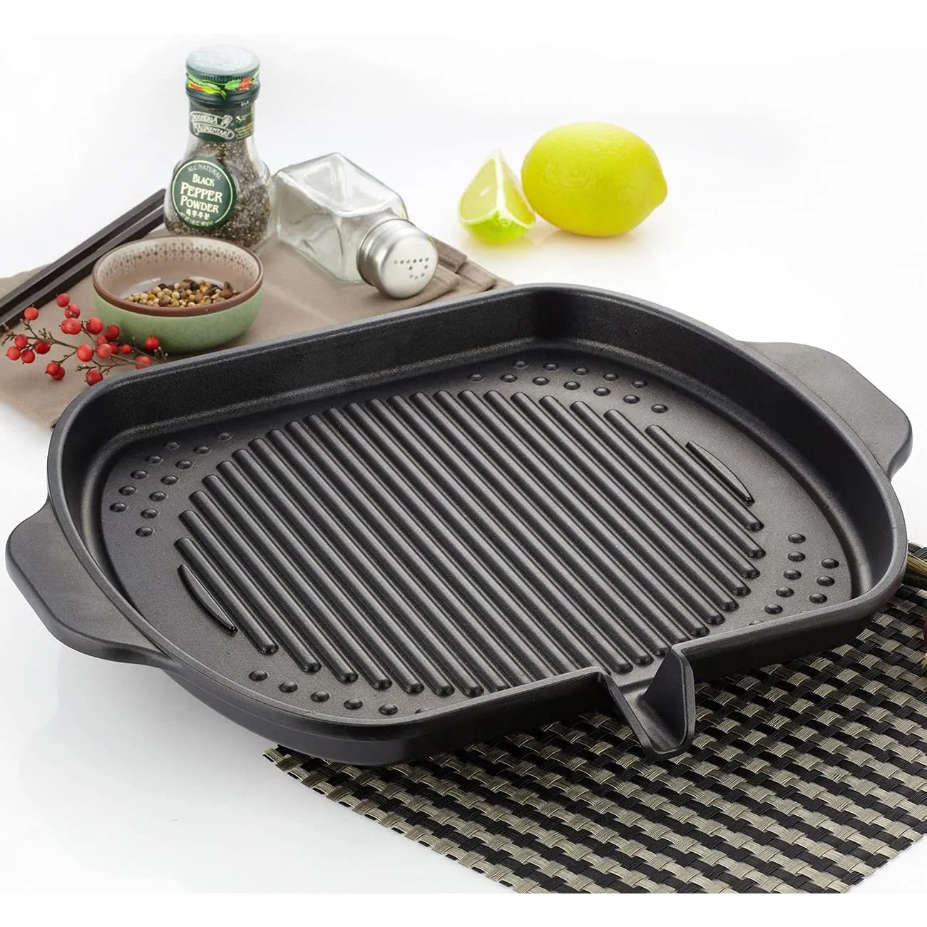 Korean BBQ IH Square Plate 38x32.5cm (Made in Korea) - Image 9