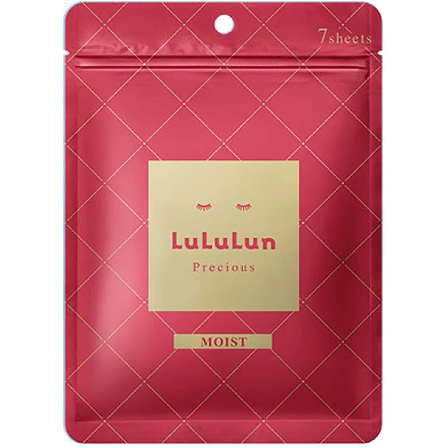 LuLuLun Precious Sheet Mask Moist 7pcs (Made in Japan)