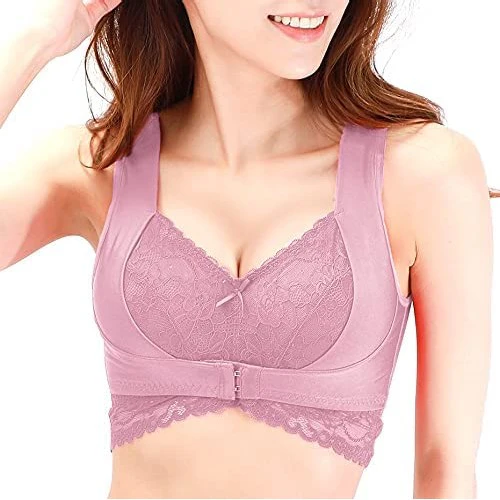 Night Bra with Wireless 3 Hooks Chest: 100% cotton - Image 5