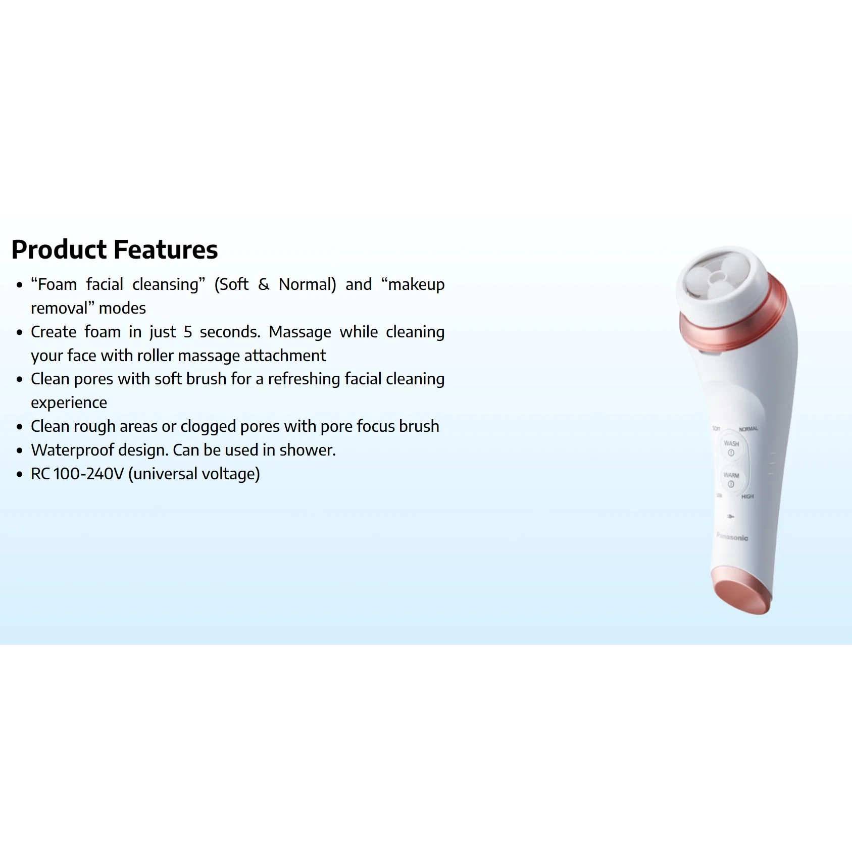 Panasonic Micro-foam Cleaning System EH-SC65 - Image 4