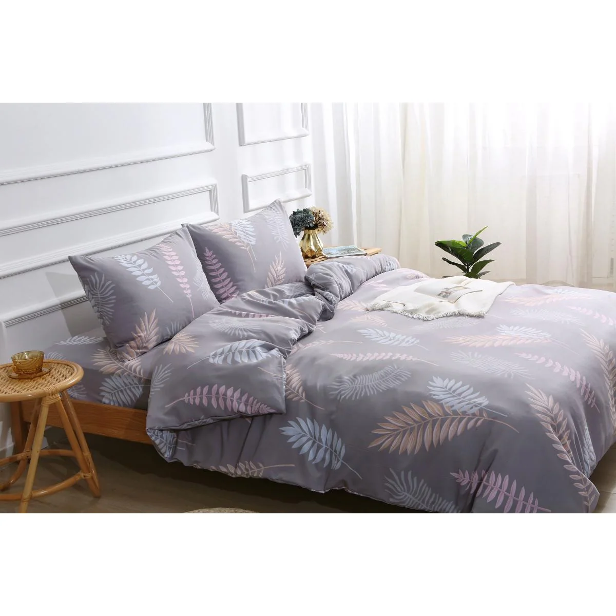 Premium Bedding Set (Fitted Sheet + Duvet Cover + Pillowcases) - Image 4