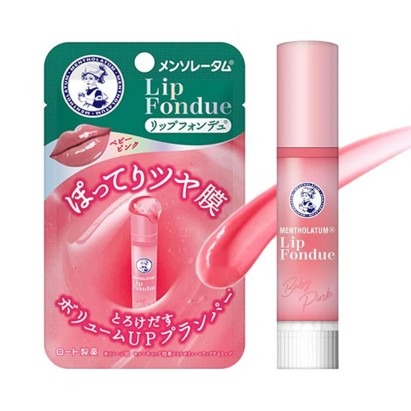 Rohto Mentholatum Lip Fondue - Baby Pink (Made in Japan)
