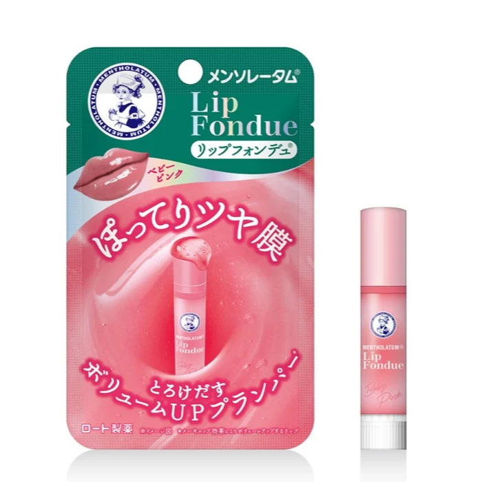 Rohto Mentholatum Lip Fondue - Baby Pink (Made in Japan) - Image 2