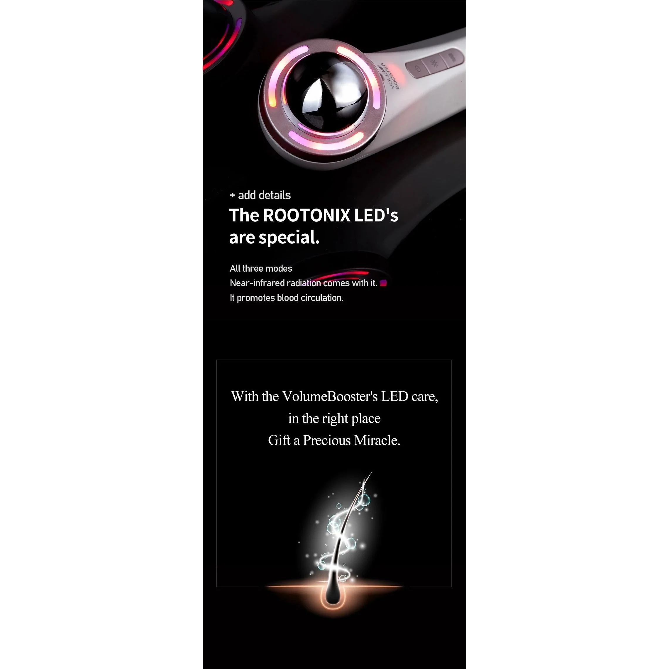 Rootonix Volume Booster Scalp Care Device RT-01 (Made in Korea) - Image 13