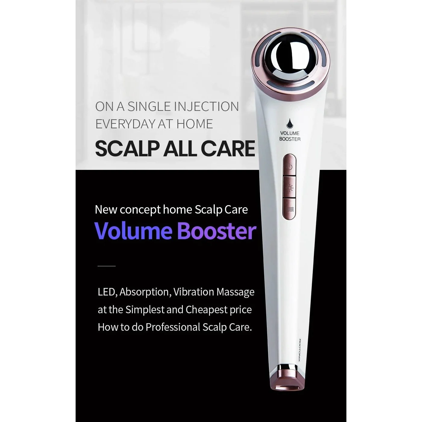 Rootonix Volume Booster Scalp Care Device RT-01 (Made in Korea) - Image 25