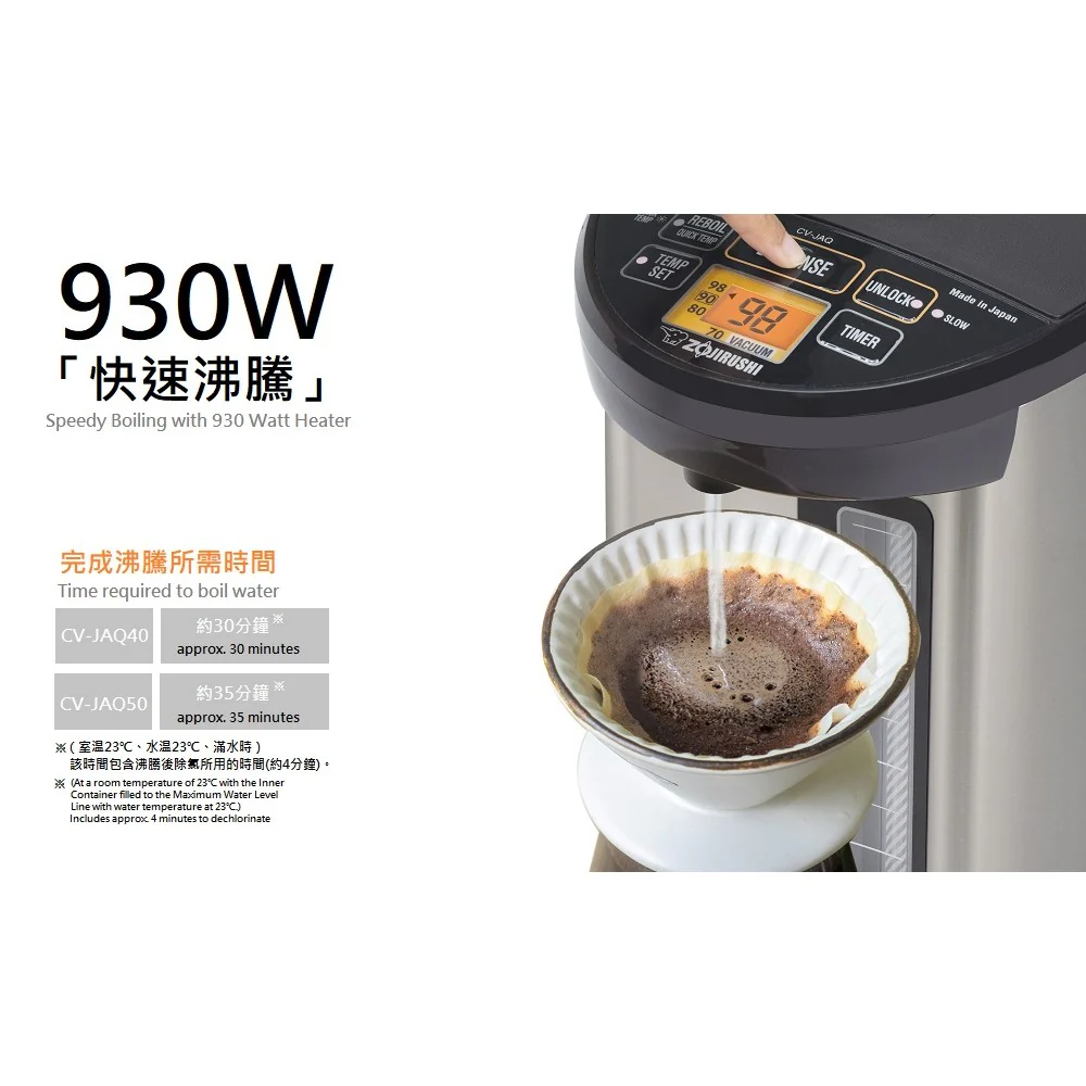 Zojirushi Hot Water Dispenser CV-JAQ40/50 (Made in Japan) - Image 10