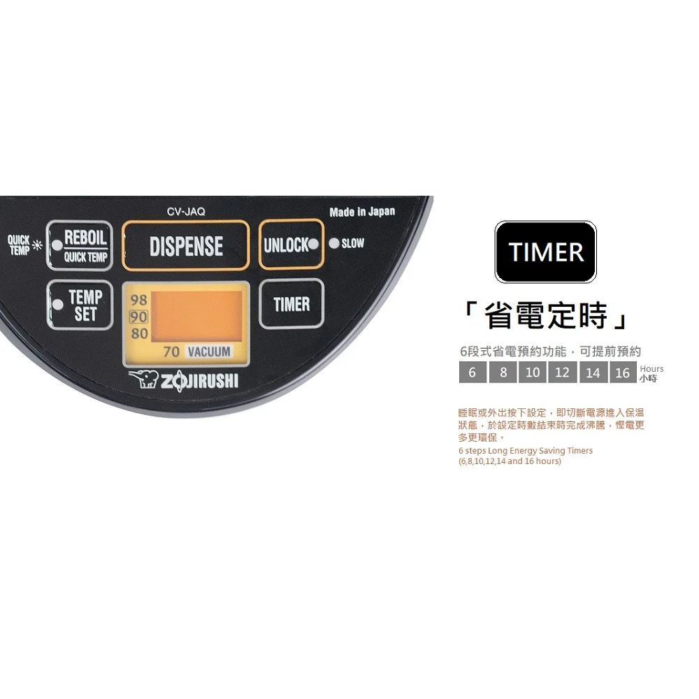 Zojirushi Hot Water Dispenser CV-JAQ40/50 (Made in Japan) - Image 11